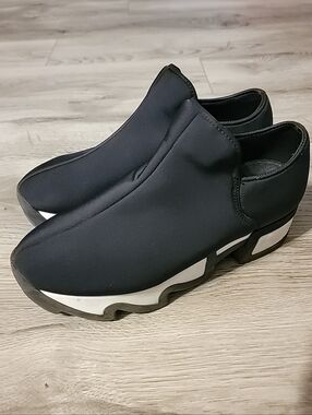 iRi WES I Sneaker Womens Black 37 Outline Low Top Neoprene Made In Italy Shoes